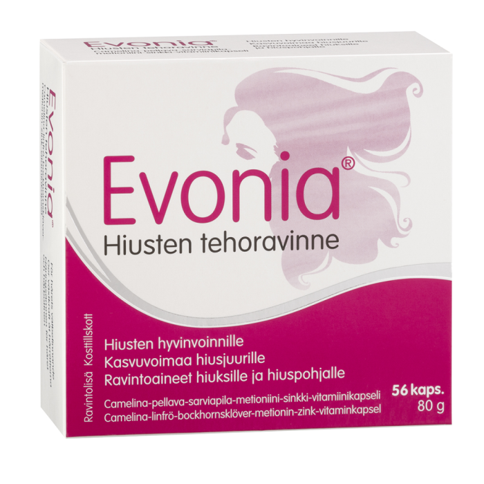 Evonia Hiusten tehoravinne 56 kaps kuva 2