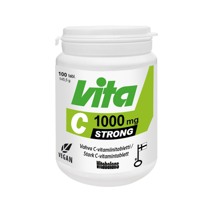 Vita C Strong 1000 mg 100 tabl kuva 2