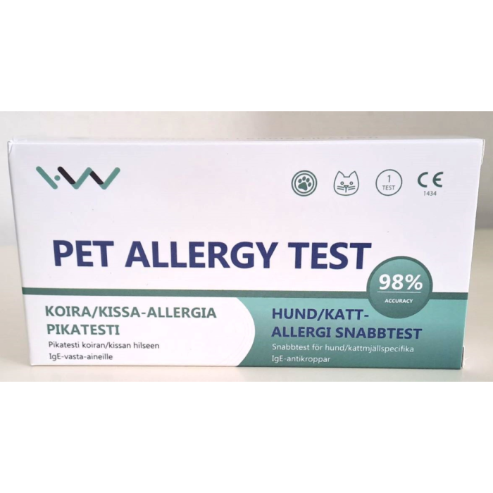 H&W Lemmikkieläinallergia Pikatesti 1 kpl kuva 3