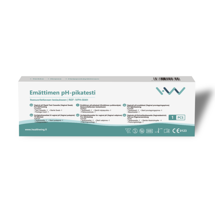 H&W Emättimen pH-pikatesti 1 kpl kuva 2