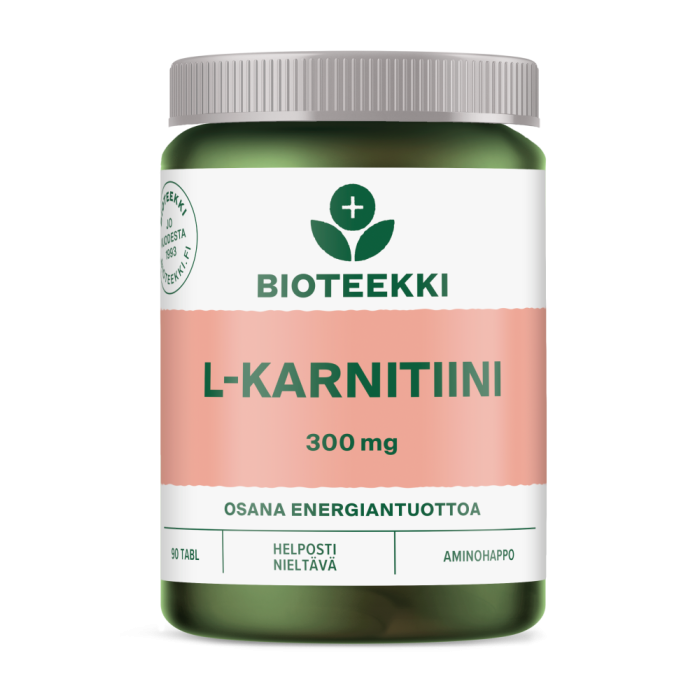 Bioteekki L-Karnitiini 90 tabl
