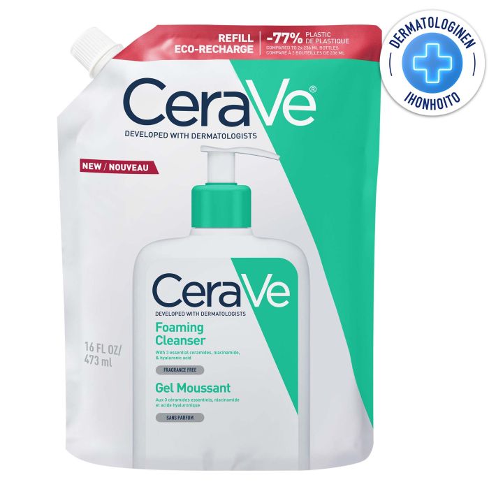CeraVe Foaming Cleanser täyttöpakkaus 473 ml kuva 2