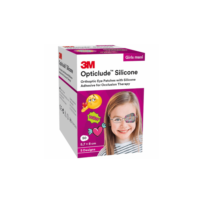 3M Opticlude Silicone Maxi 5,7x8cm lajitelma 50 kpl