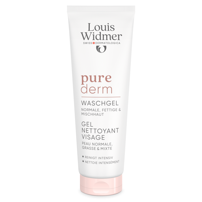 Widmer Purederm Facial Wash Gel hajusteeton 125 ml kuva 2