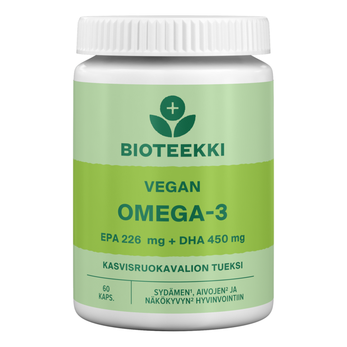 Bioteekki Vegan Omega-3 60 kaps kuva 2