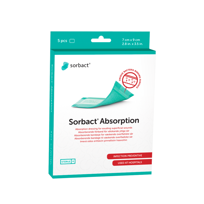 Sorbact Absorption 7 cm x 9 cm 98132 5 kpl kuva 3