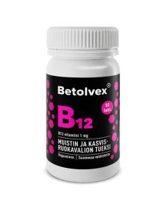 Betolvex 1 mg B12-vitamiini 50 tabl