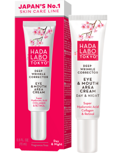 HADA LABO Wrinkle Corr. Eye & Mouth 15 ml
