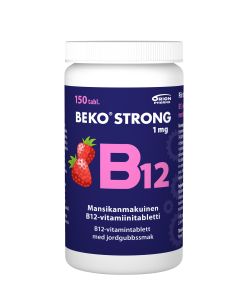 Beko Strong B12 1 mg mansikka 150 purutabl