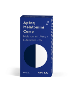 Apteq Melatoniini Comp 1,9 mg 60 tablettia