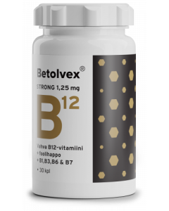 Betolvex Strong 1,25 mg B12-vitamiini 30 kaps