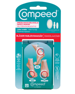 COMPEED MIX-PACK RAKKOLAASTARI (3 KOKOA) 5 KPL