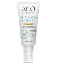 Aco Sun Face Cream Age Defence SPF50 hajusteeton 40 ml