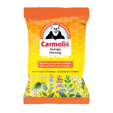 Carmolis Hunaja Kurkkukaramelli 75 g