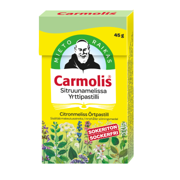 Carmolis Sitruunamelissa Yrttipastilli 45 g
