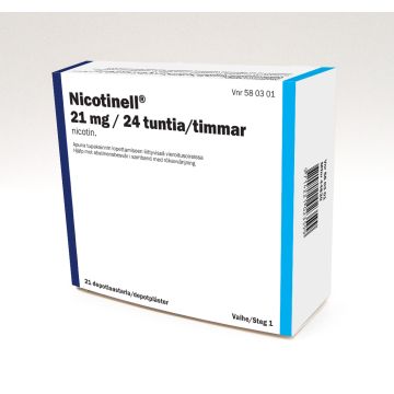 NICOTINELL depotlaastari 21 mg/24 h 21 kpl