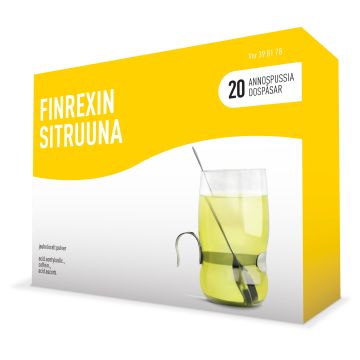 FINREXIN SITRUUNA jauhe 350/30/300 mg 20 x 5 g