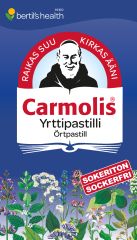 Carmolis Sokeriton Yrttipastilli 45 g