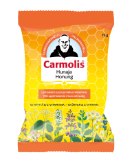 Carmolis Hunaja Kurkkukaramelli 75 g