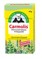 Carmolis Sitruunamelissa Yrttipastilli 45 g