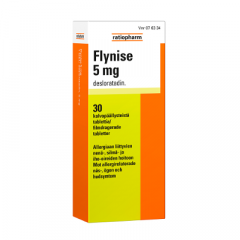 FLYNISE 5 mg tabl, kalvopääll 30 fol